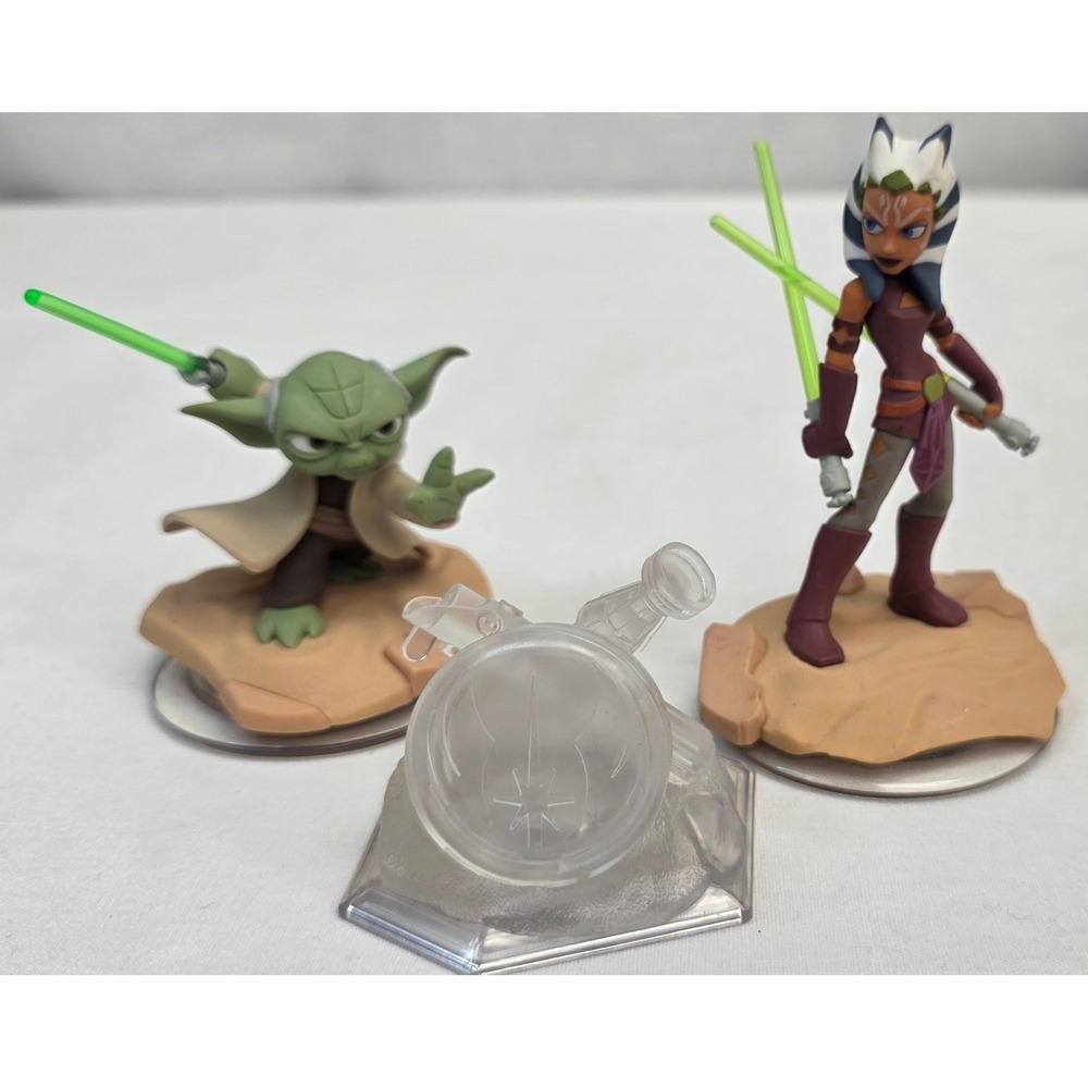 Disney Infinity 3.0 Star Wars Yoda Ahsoka Tano Twilight of the Republic Lot